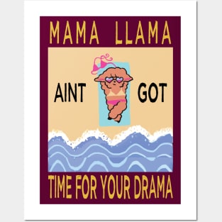 no drama llama vacation Posters and Art